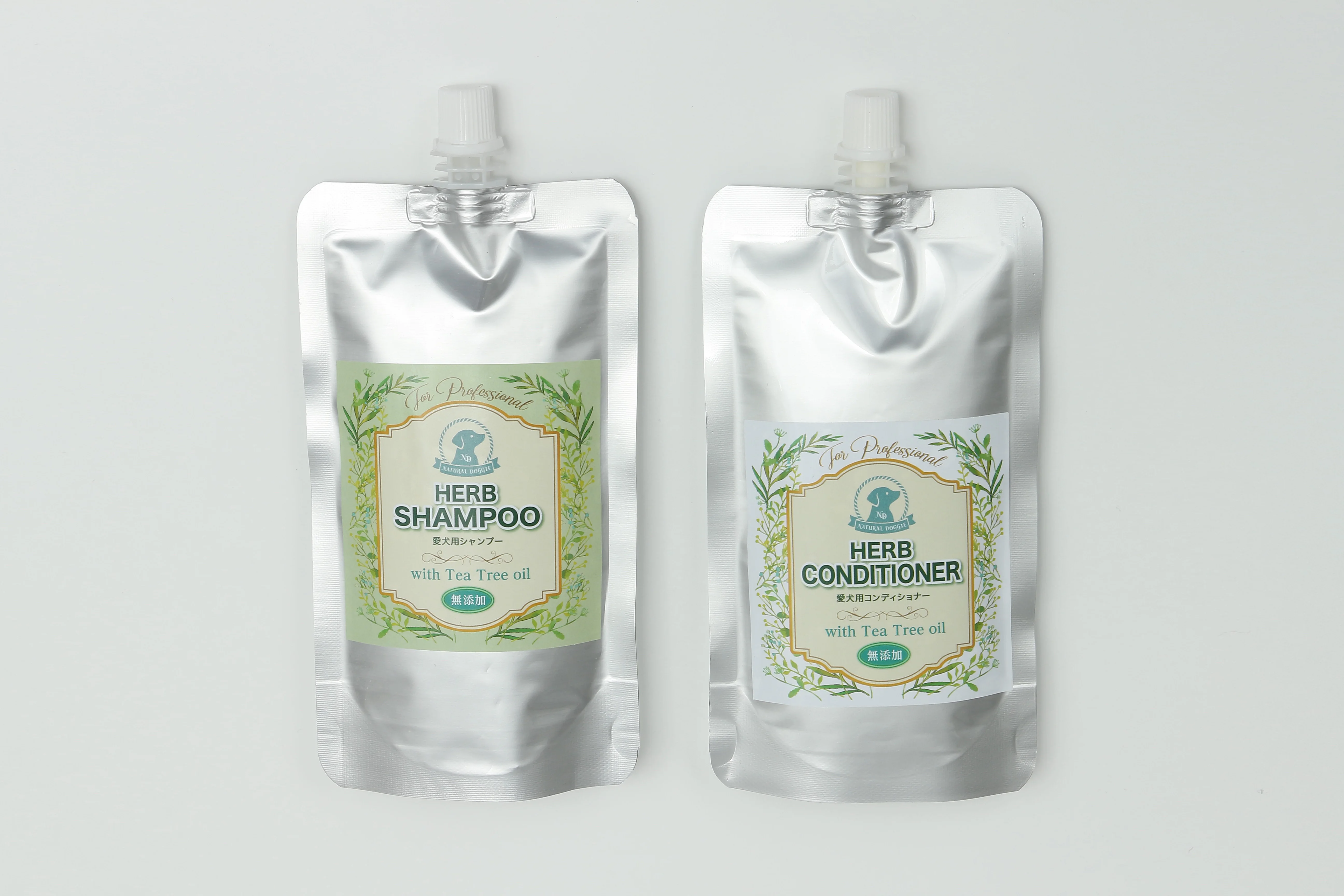 NATURAL DOGGIE premium herb SHAMPOO&CONDITIONER for dogs