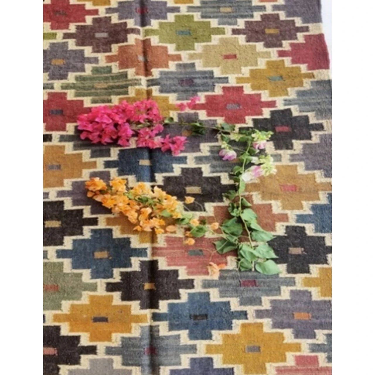 Джайпурские коврики из джута и конопли прямоугольные красные оранжевые современный стиль Тканые вручную ковровые покрытия