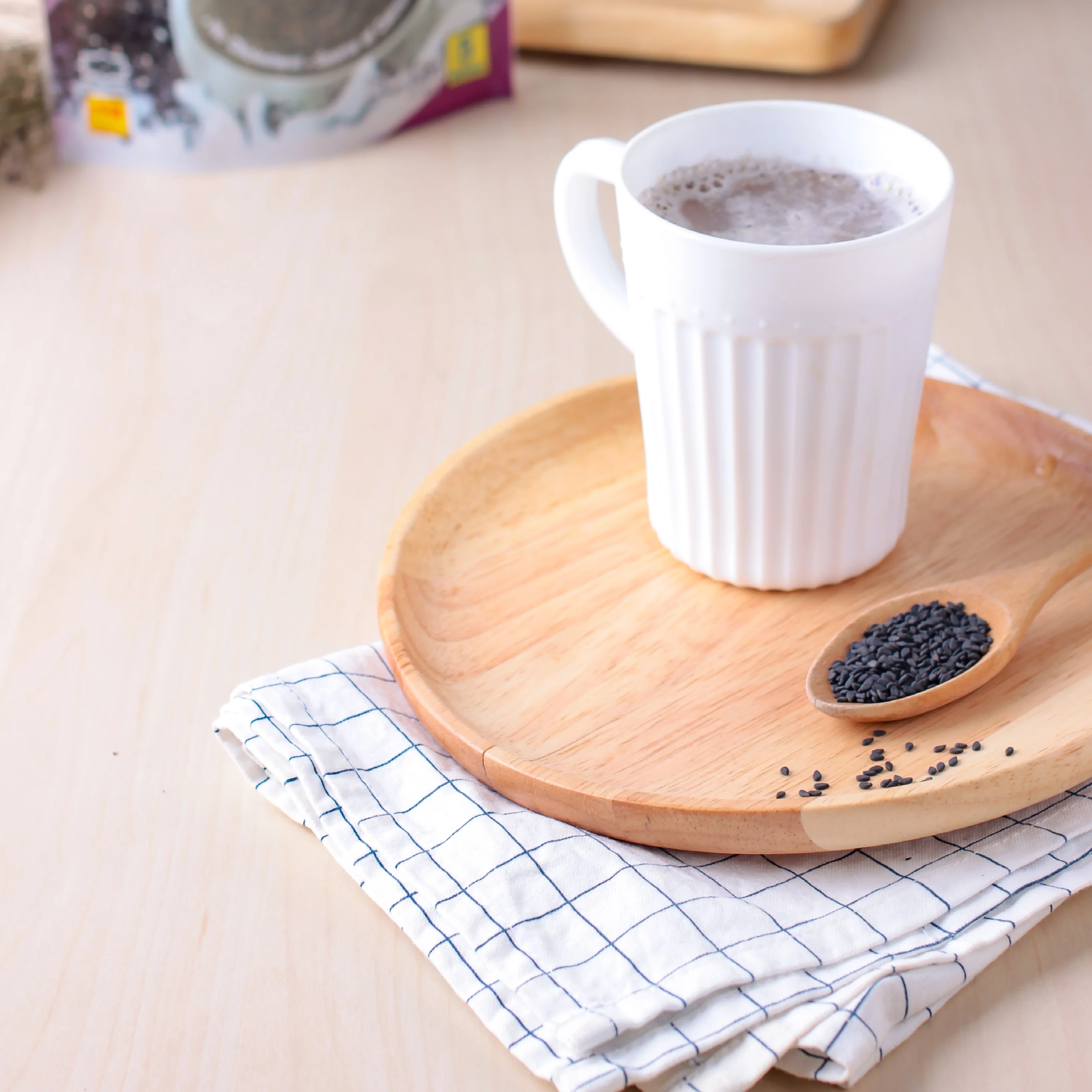 Healthy Drink Instant  Black Sesame Soup by Xongdur Best Quality