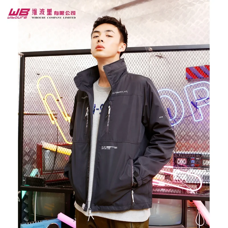 High Quality OEM ODM Fast supplier Stock Team uniform advertising 3D emboss pattern Embroidery Logo Water Repellency for men