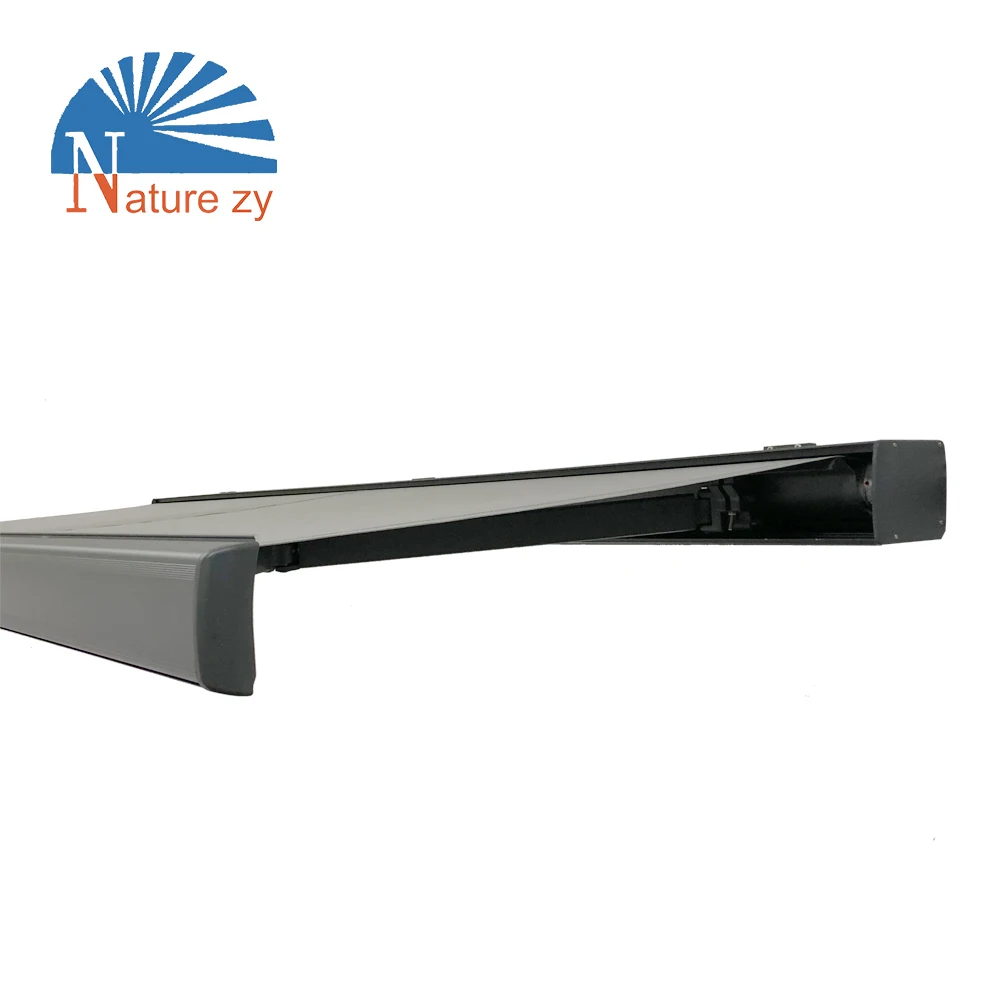Balcony Electric Retractable Full Cassette waterproof  Folding Patio garden Awning for outdoor use
