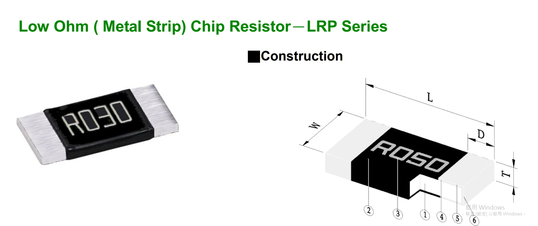 Current Sensing Low Ohm  (metal Strip) Chip Resistors USD 0.006