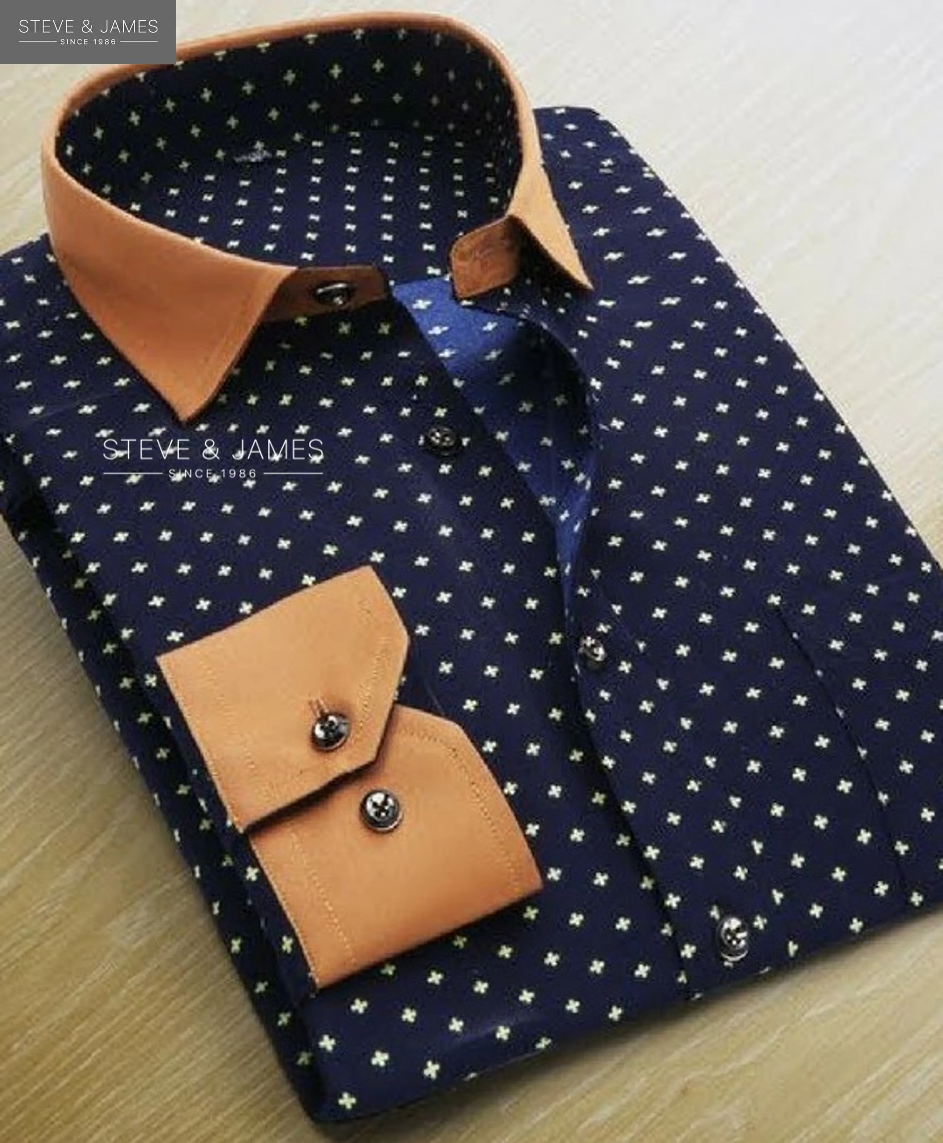 
Excellent Design Spring season 2 Ply Cotton Shirts for men from Steve& James 