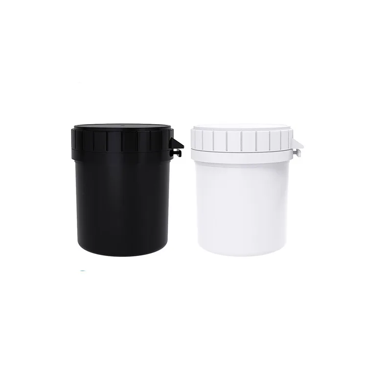 
European Warehouse Ready to Ship 120g Cosmetic Cream Container Skin Care Cream Jar Plastic Black Cream Jar 