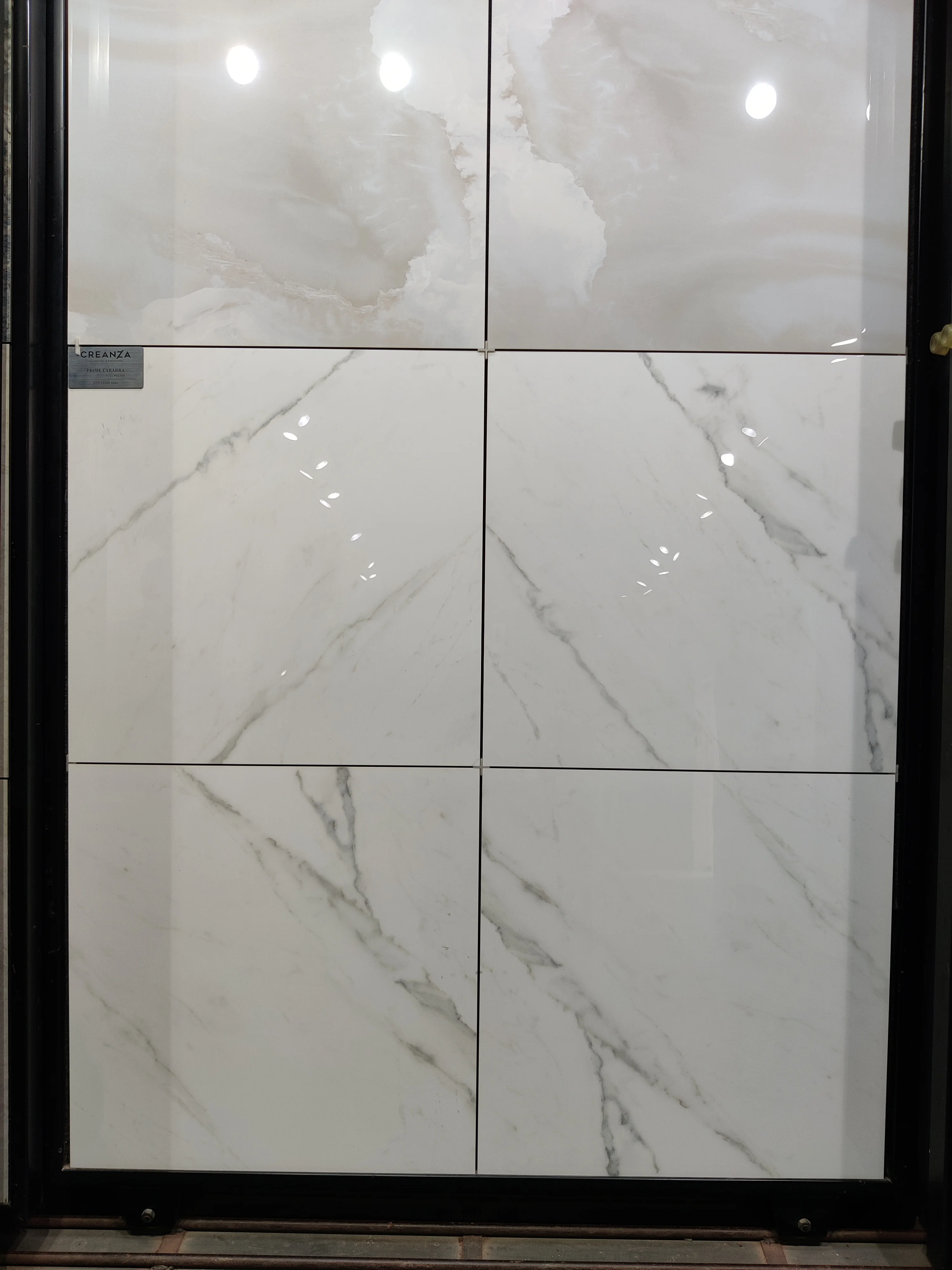 pure natural cararra marble look flooring tiles with grey veins full glossy layer surface tiles azulejos porcelanato 600x600mm