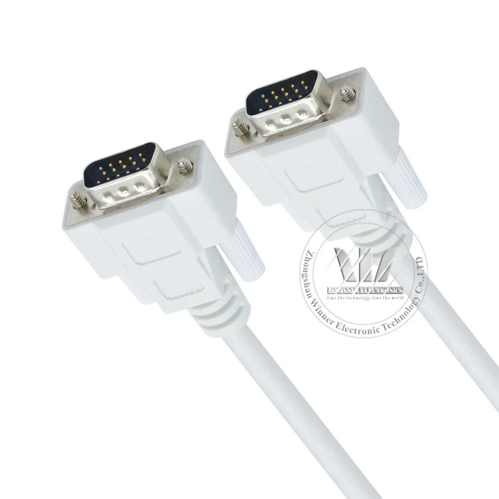 
 Кабель Vga «штырь-штырь» по заводской цене для компьютера, проектора, ноутбука, DVD, телеприставки, HDTV  