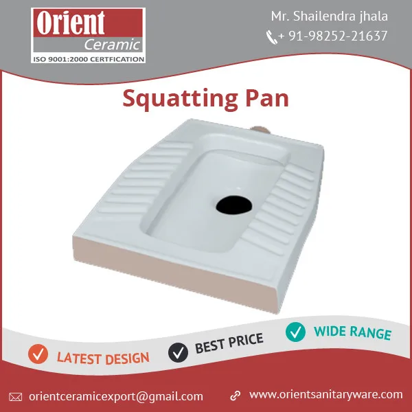  Premium Quality Durable Ceramic Squatting Pan Toilet from Indian