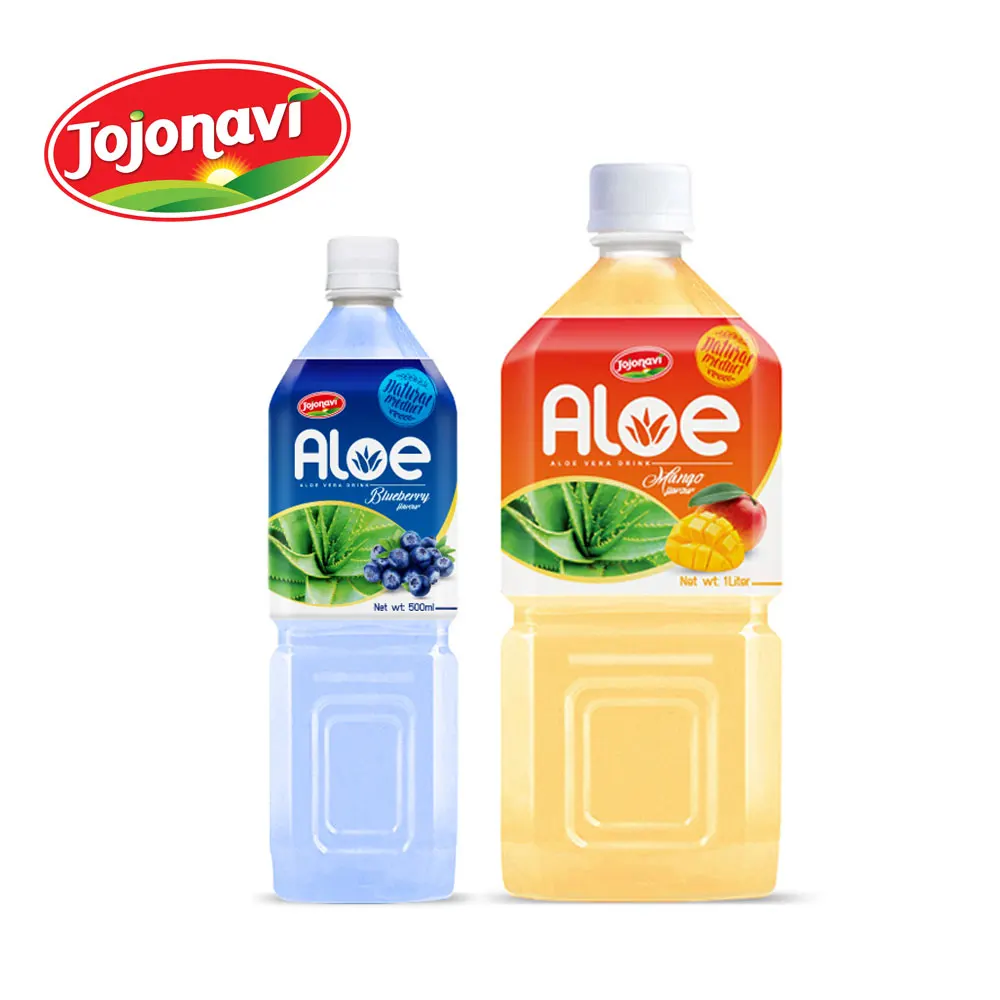 Aloe Vera Drink with Mango Flavor, 1L JOJONAVI Bottle, ODM Service from Vietnam