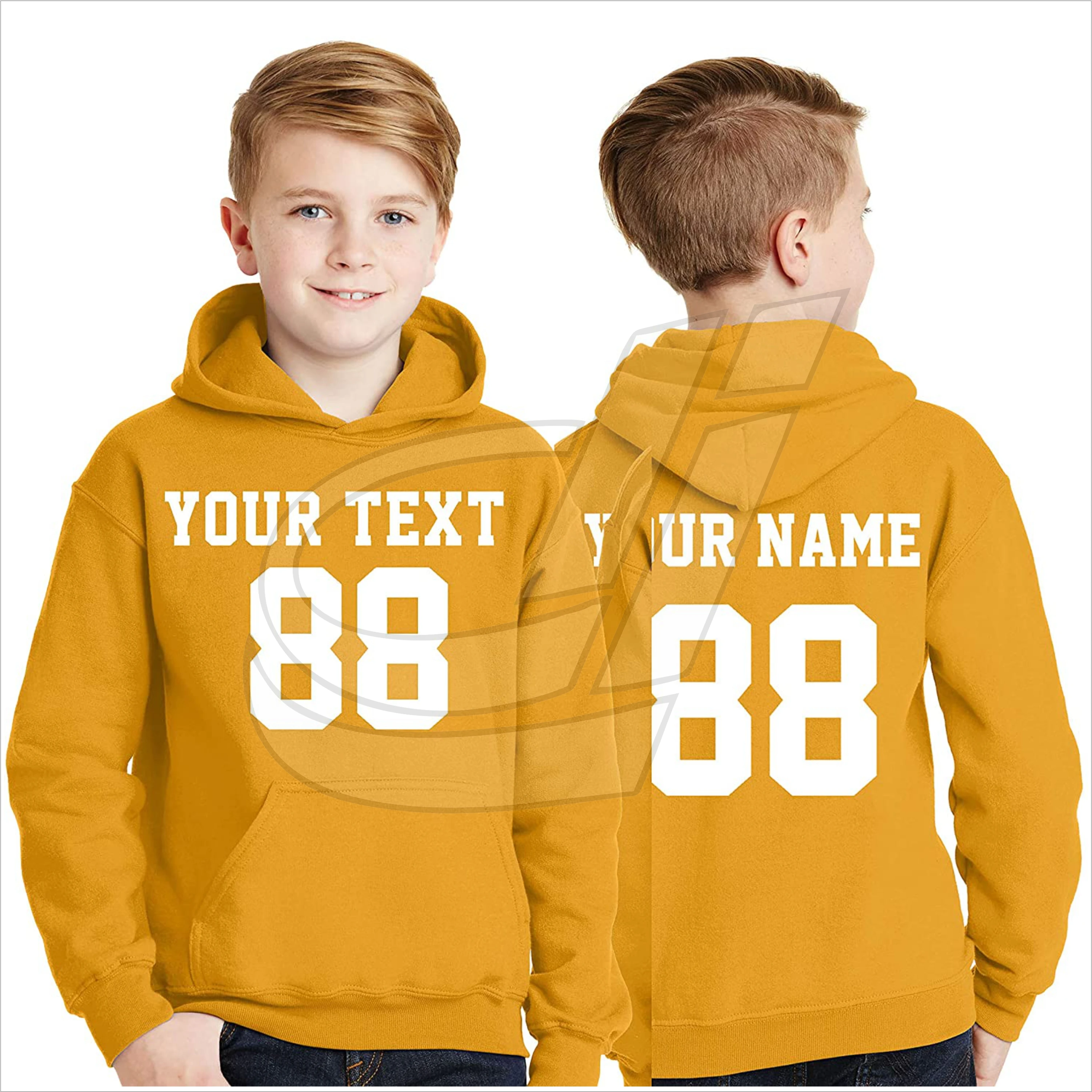 Kids Fashion Pullover Hoodies Good Selling Dark Green Color Children Pullover Hoodies Use For Kids