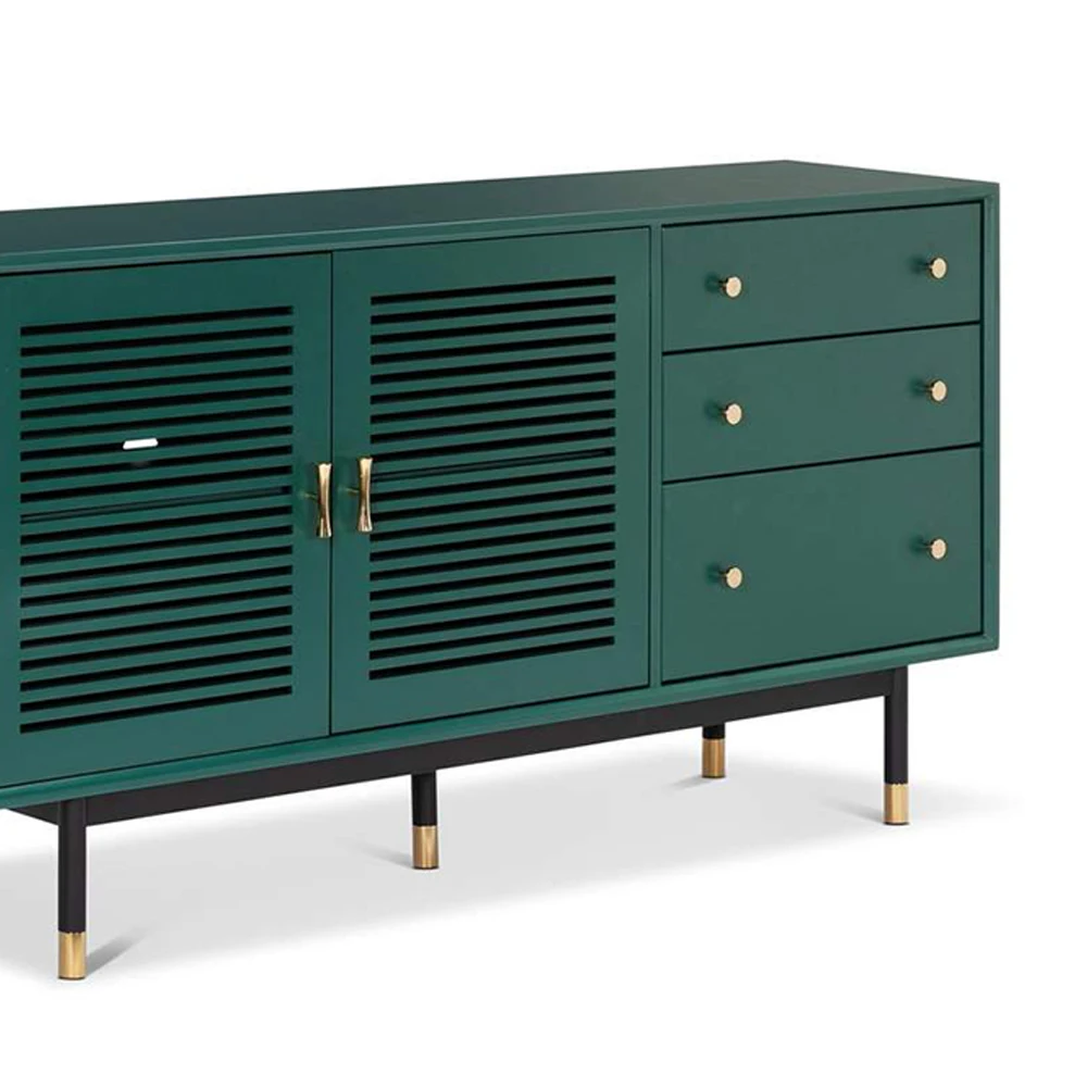 TV Stand  Wood Modern Entertainment Center Adjustable Storage Cabinet Media Co in Vietnam 2022