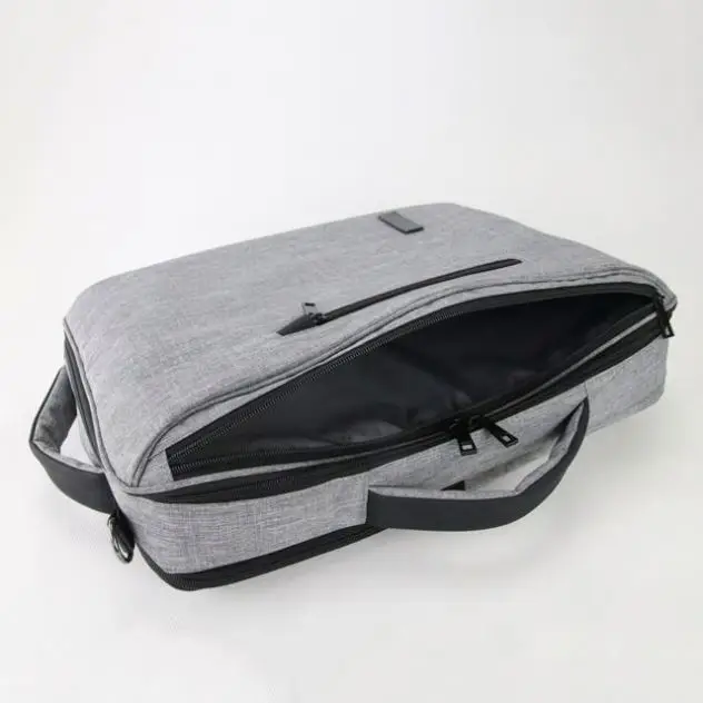 Most popular products Fashion simple Waterproof soft comfortable Lightweight unisex Gray  Travel Laptop Bag