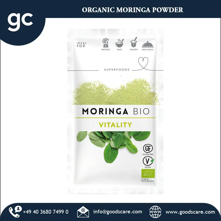 Excellent Quality Wholesale Supply Private Label Organic Moringa Powder for Bulk Purchase Made in Germany