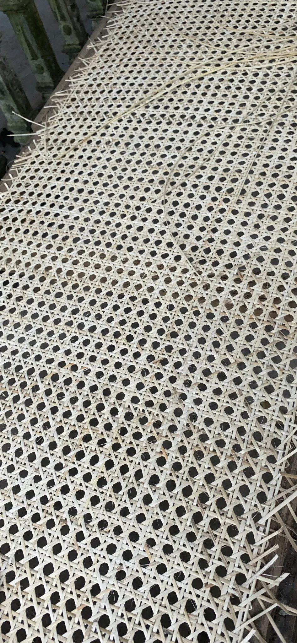 Half Inch Open Mesh Cane Webbing Roll 100% Natural Rattan Webbing Raw Material High Quality Supply From Vietnam
