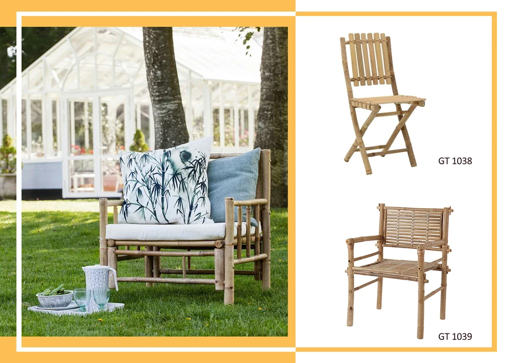 Folding Long Bamboo chair, bamboo beach chair, outdoor furniture garden furniture (GT 744)