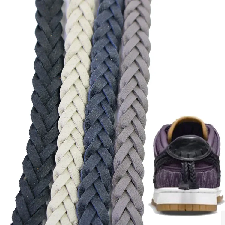 
 Бесплатный образец, плоская кожаная оплетка, кружевные аксессуары для кожаного дизайна  Бесплатный образец Плоские Кожаные плетеные кружевные аксессуары для кожаного дизайна