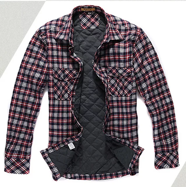 Oversize 5XL Flannel Vintage Classic Design Shirt Mens Plaid Long Sleeve Check Shirts For Men