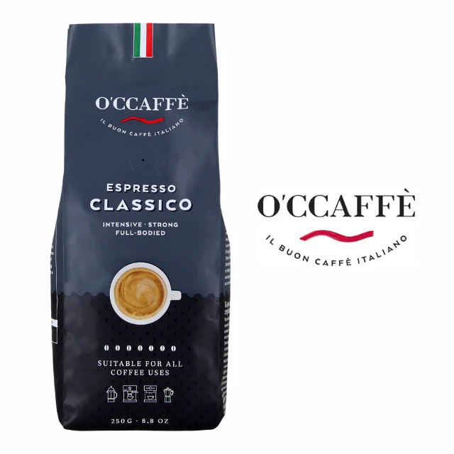 Best Quality Occaffe 80% Robusta 20% Arabica Classic Italian Espresso Coffee Beans For Moka Pot