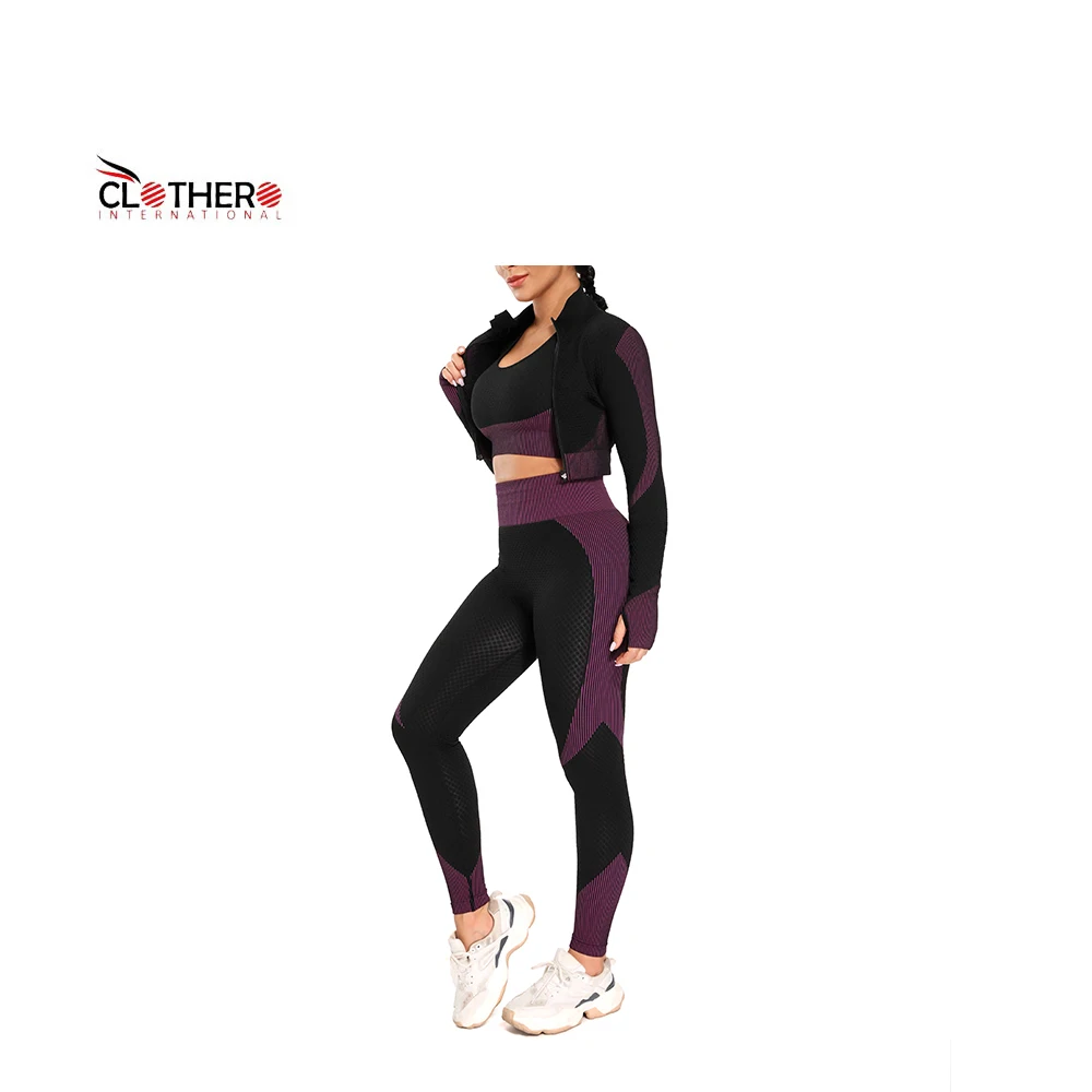 Women Nylon Spandex Compression Sport Fitness Yoga Pants High Waisted Workout Gym Booty Leggings with Pocket OEM Style Packing