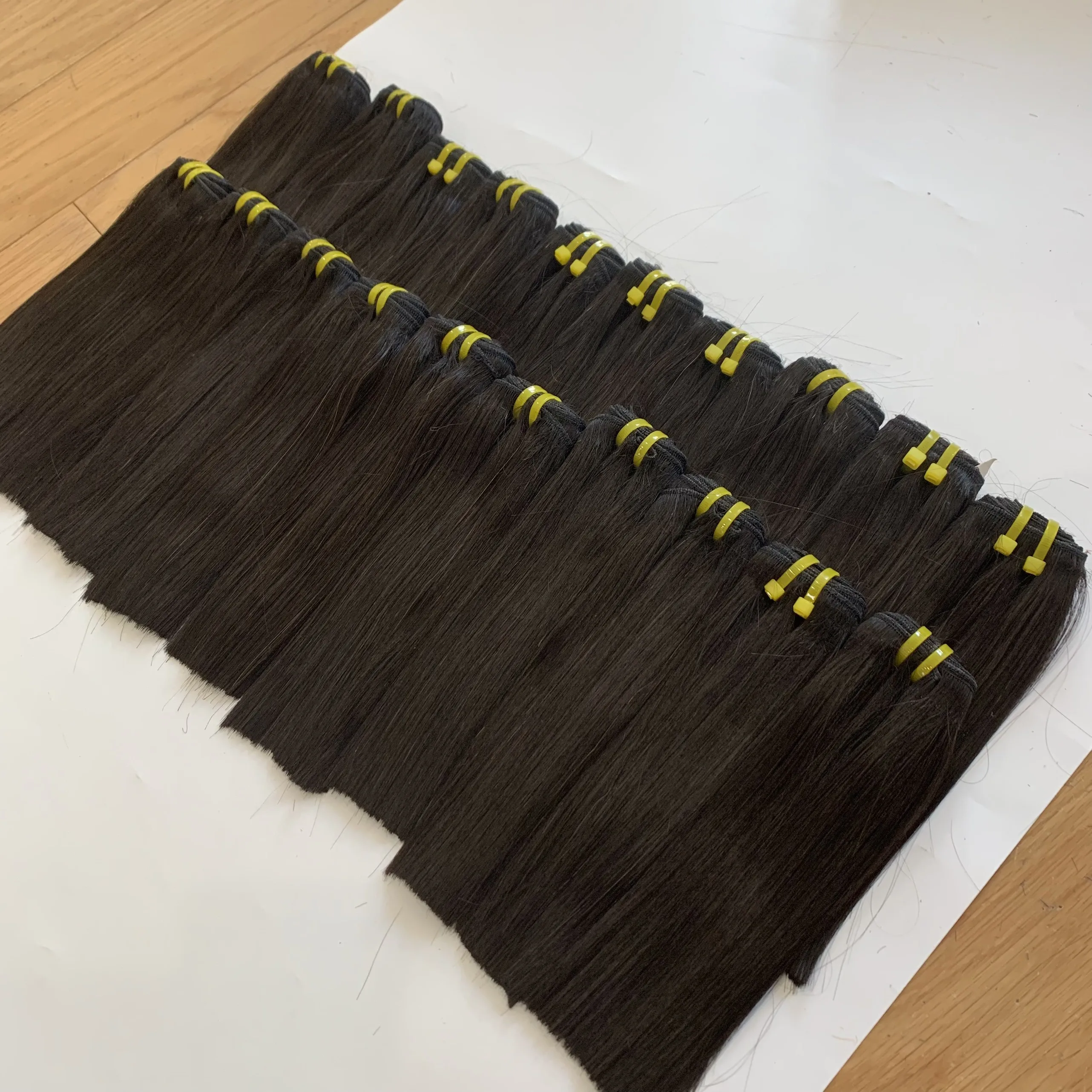 Супердвойной натуральный цвет лучшее качество прямые человеческие волосы все цвета компания Livihair во Вьетнаме