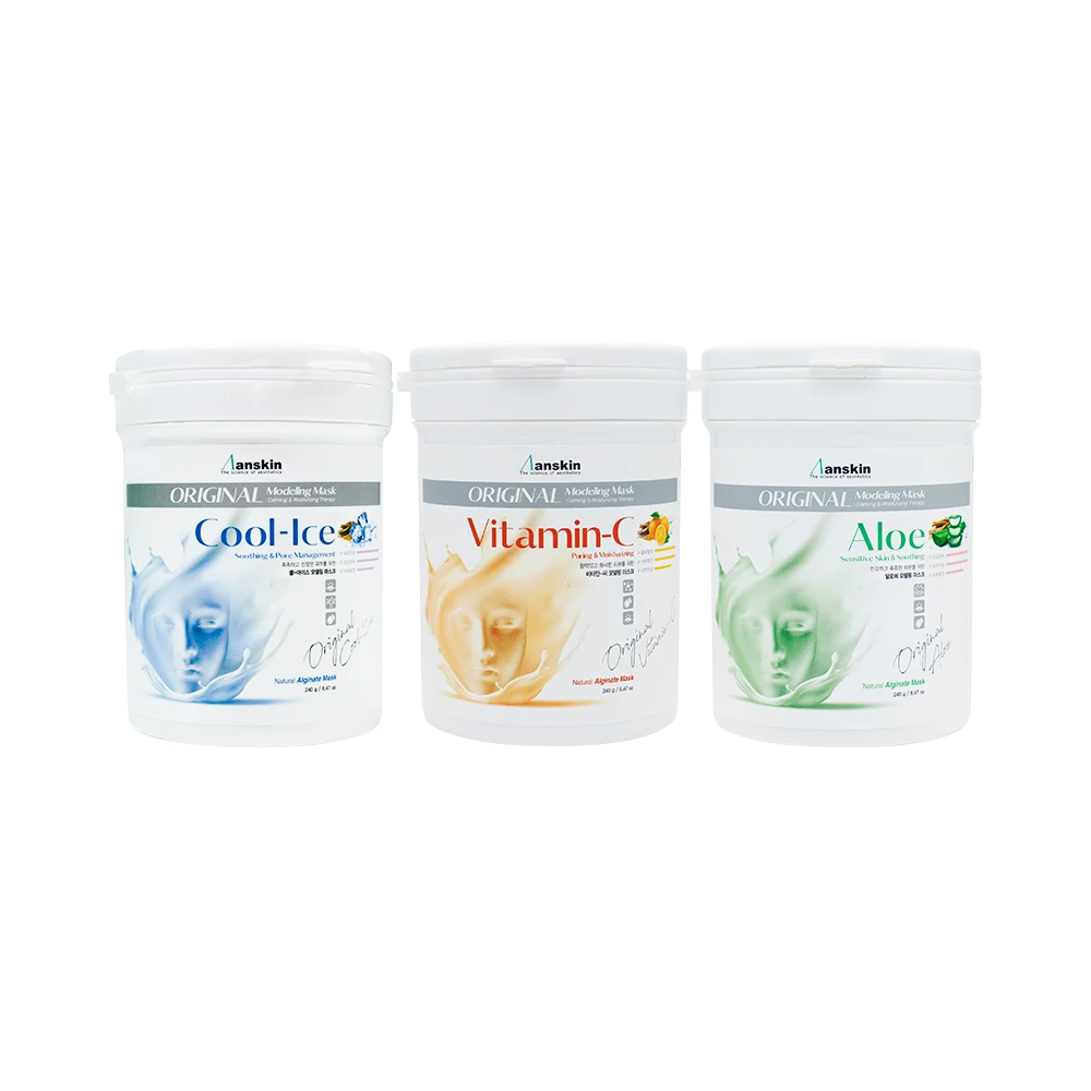 [ANSkin] маска для моделирования 700 мл/240 г/7 видов/Сделано в Корее/натуральная Альгинатная