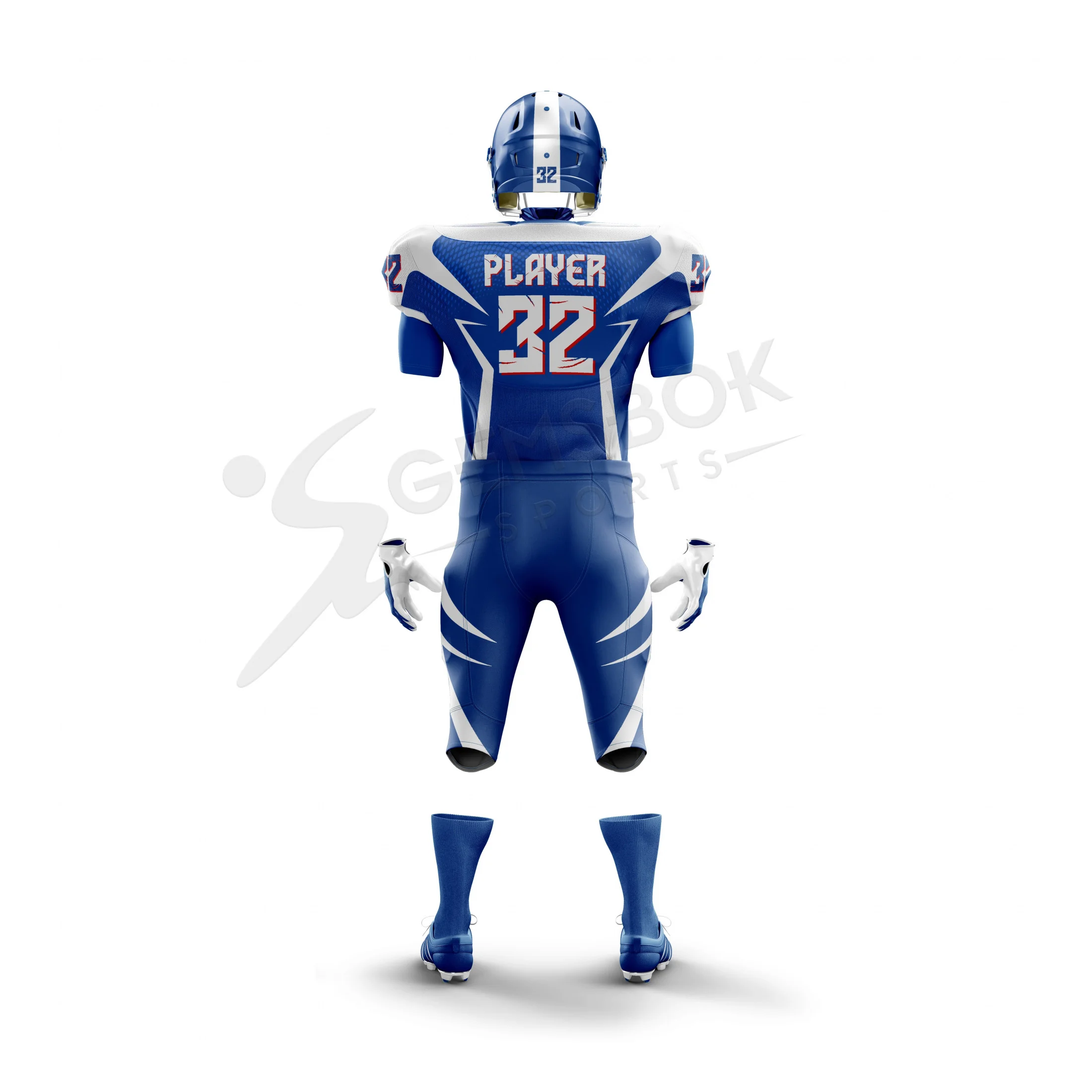 Top Quality American Football Uniforms Customized Designs Printing Sublimated Quick Dry Breathable American Football Uniforms