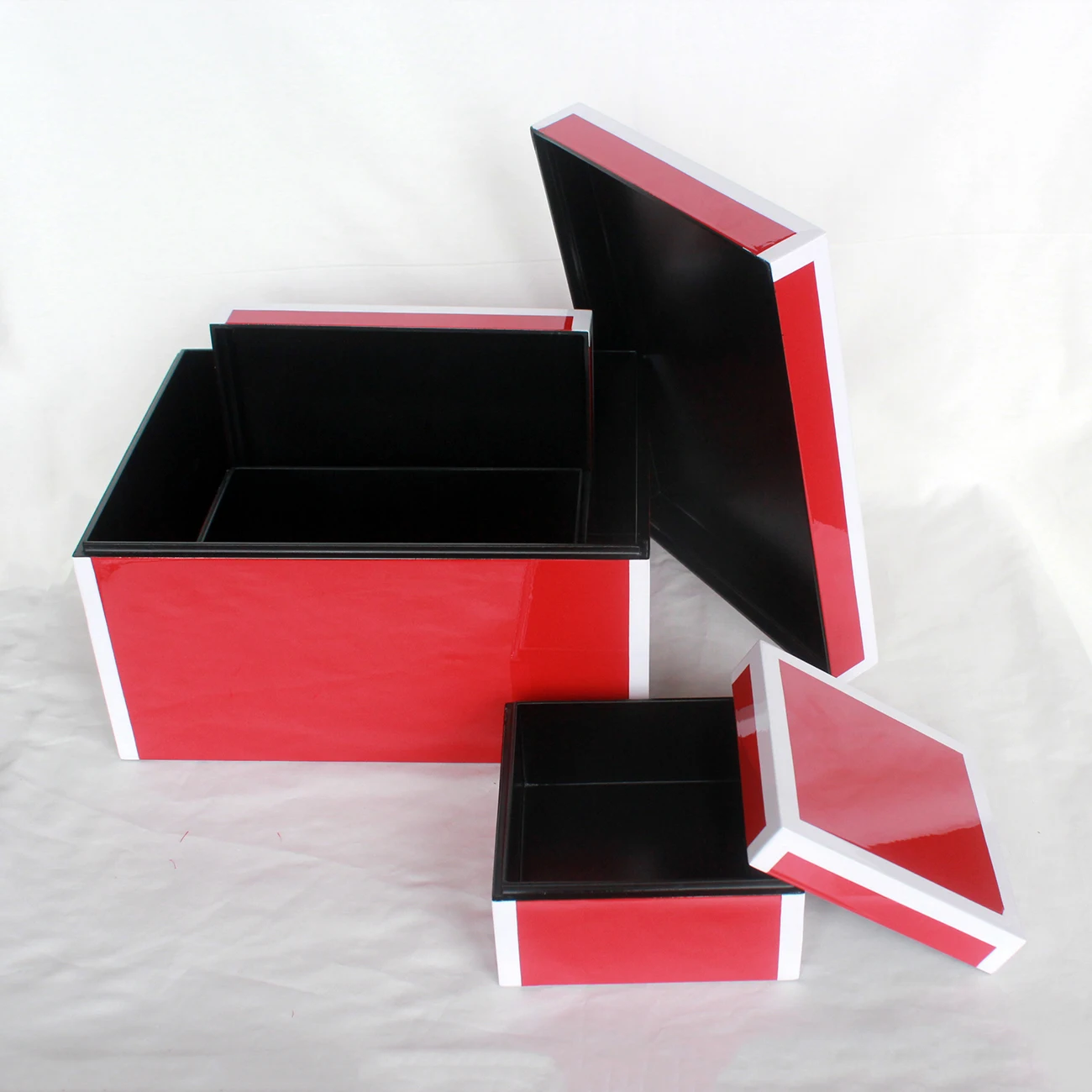 Оптовая продажа, самый дешевый набор из трех лаковых коробок ручной работы во Вьетнаме