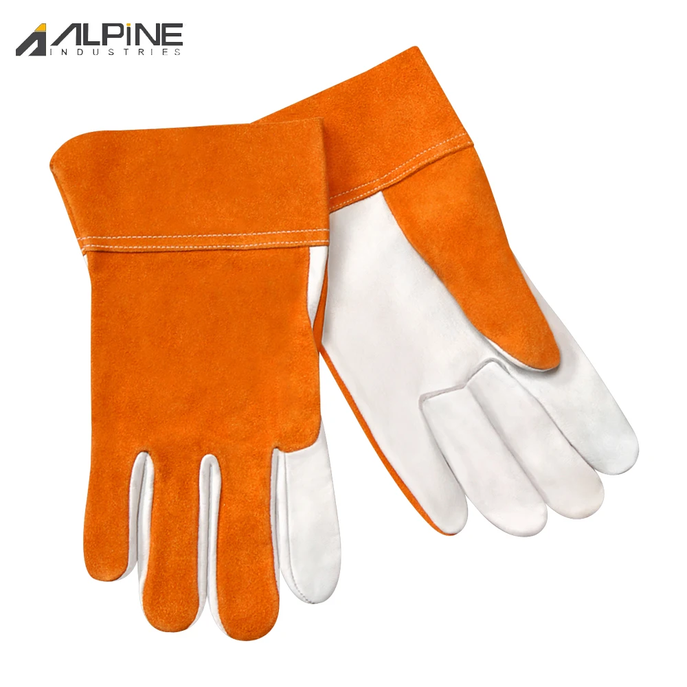 Best Split Leather Design Heavy Duty Industrial Working Gloves Leather Welding Gloves