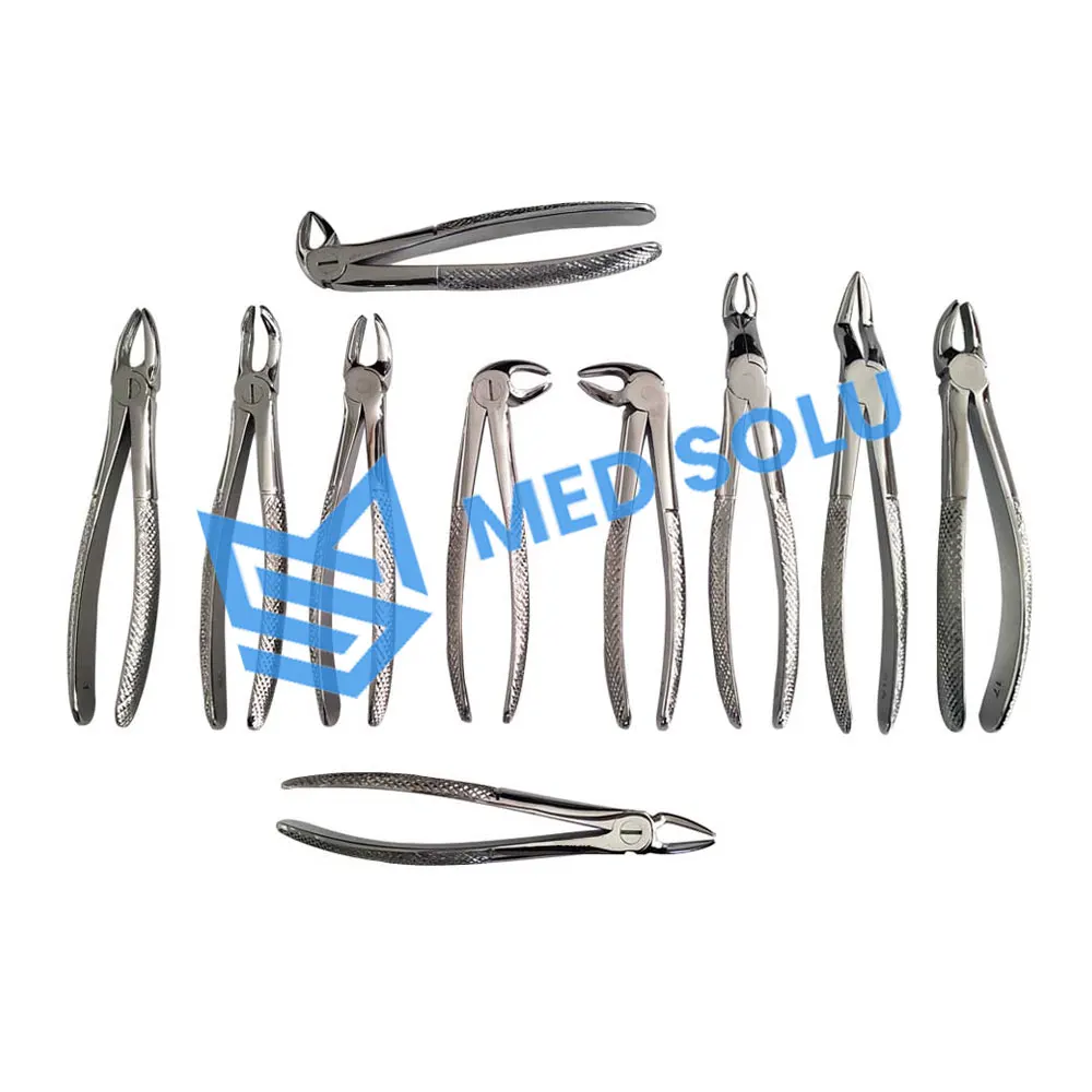 Набор из 10 щипцов для экстракции зубов оптовая цена стоматологические инструменты набор