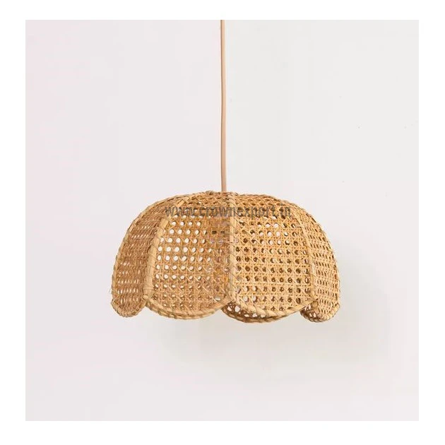 Designer Handmade Rattan Bamboo Woven Lampshade Hanging Pendant Light Lamp For Home Cafe Living Room At Best Market Price
