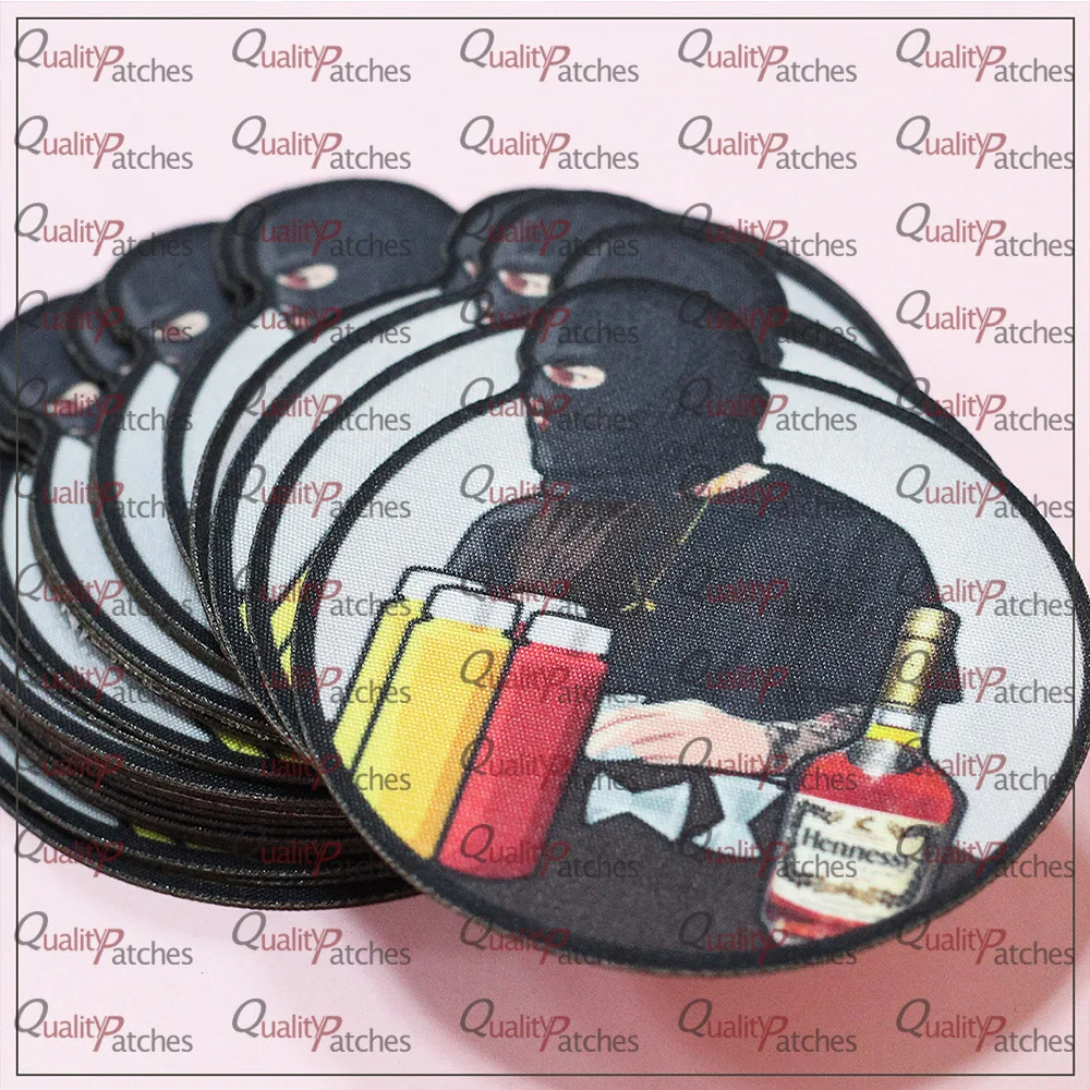 
Custom Sublimated Patch Iron On Custom Woven Varsity Letterman Patches for Hoodies T shirt Clothing Line Furry Embroidered 