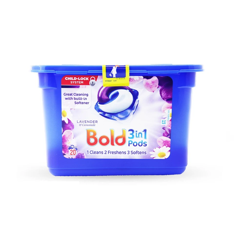 3 in 1 - Lavender And Chamomile Pods Liquid Laundry Detergent Capsule Special Price for SuperSeptember