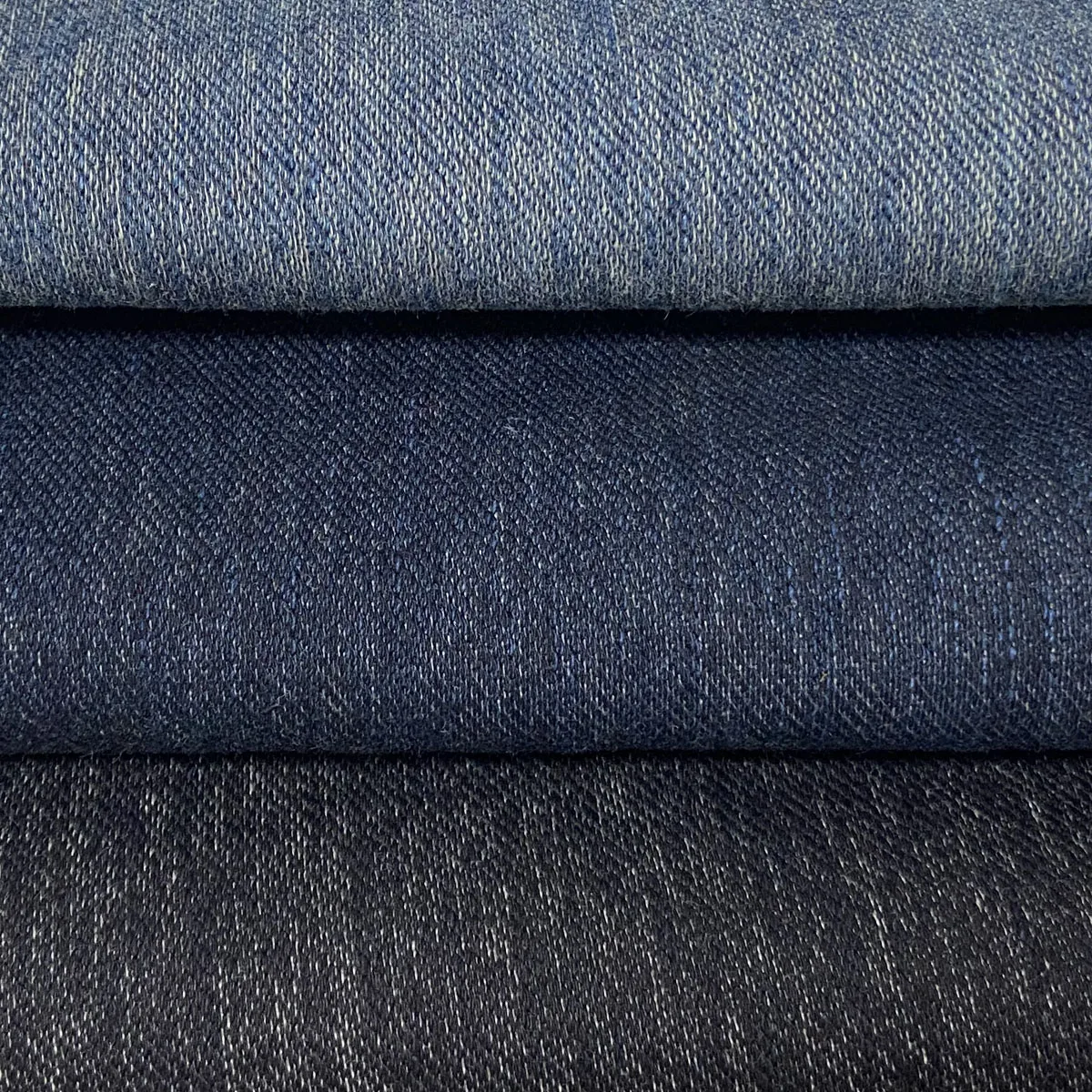 Трикотажная джинсовая ткань г/кв. М цвет Индиго 95 хлопок 5 спандекс