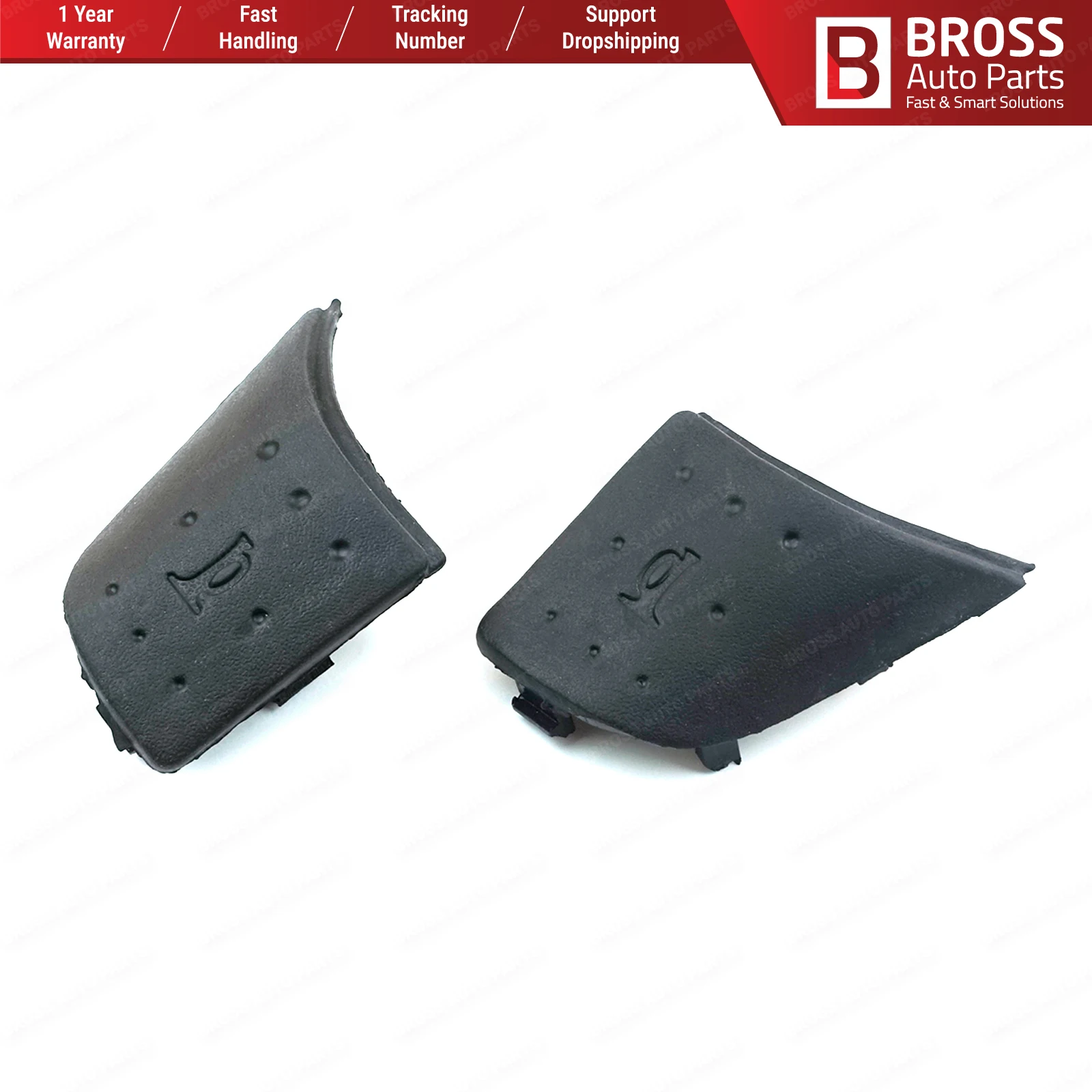 BDP163 2 Pieces Steering Wheel Horn Button Left and Right For  Vauxhall :6242078  Corsa C 2000/2006, Tigra B 2004/2009,