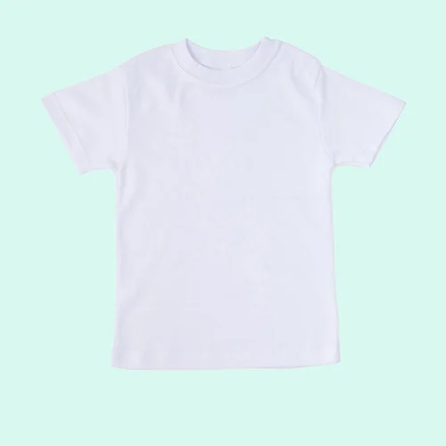 
65% Polyester/ 35% Cotton Short Sleeves Baby T-Shirt 