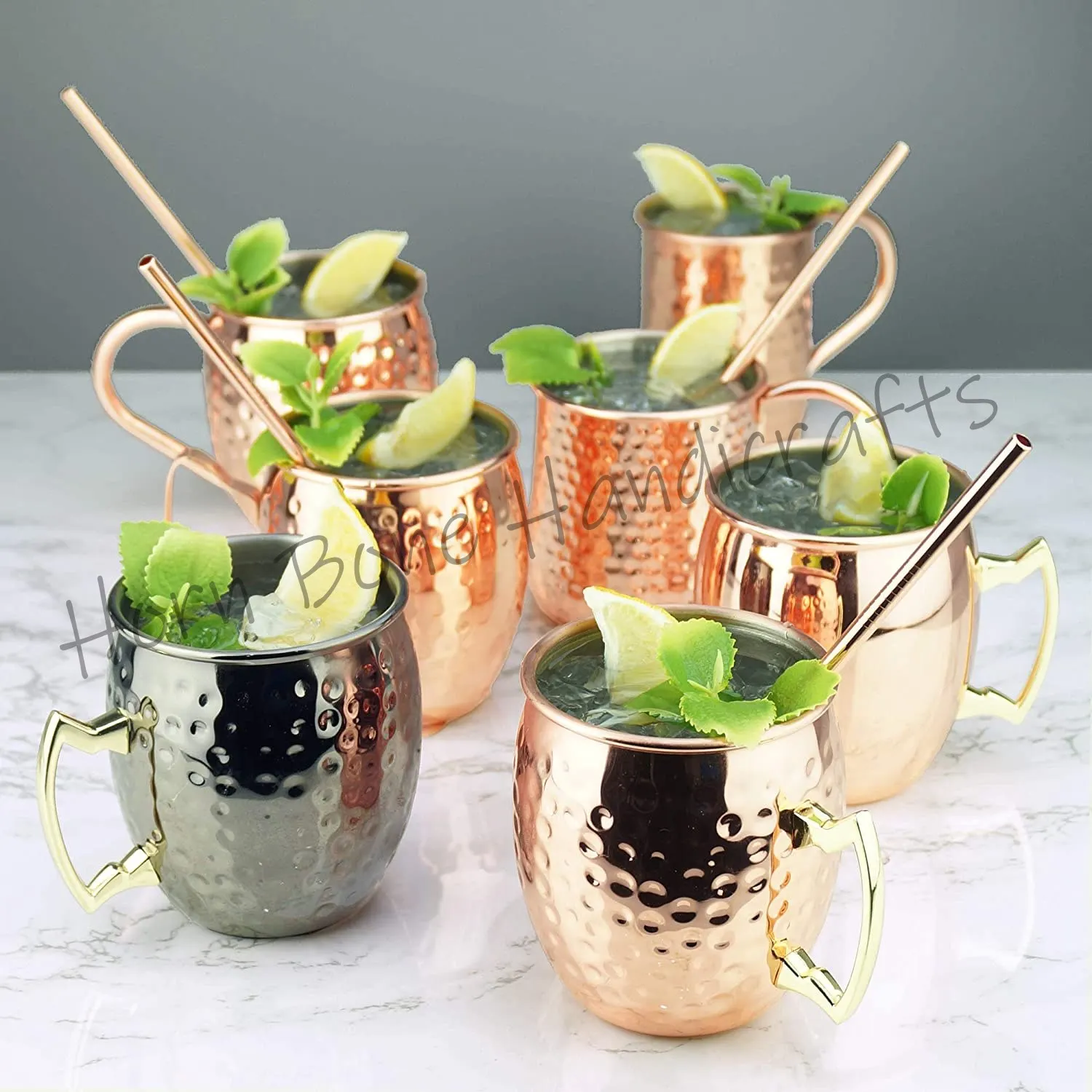 Hot Selling Moscow Mule Hammered Copper Mugs 100% Copper Mug Manufacturer in India Mini Moscow Mule Mugs for Drinking