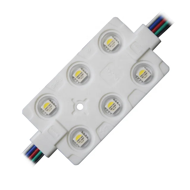 rgbw led module  manufacturer advertising lighting china 24v 6 light  1.92w smd LED Module with lens