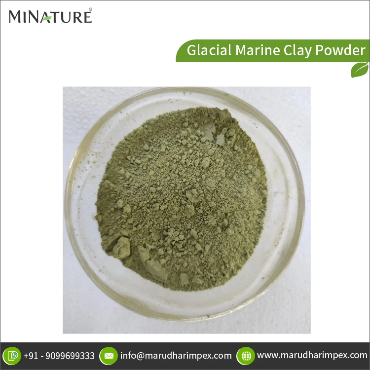 Factory Direct Supply High Quality Wholesale Pure and Natural Herbal Glacial Marine Clay Powder for Bulk Buyers