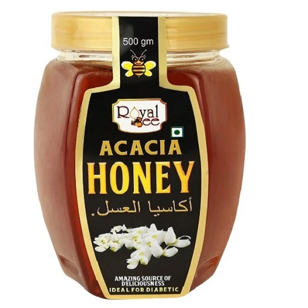 Pure & Natural Acacia Honey High Quality SIDR Royal Bee Honey Organic (500gm)