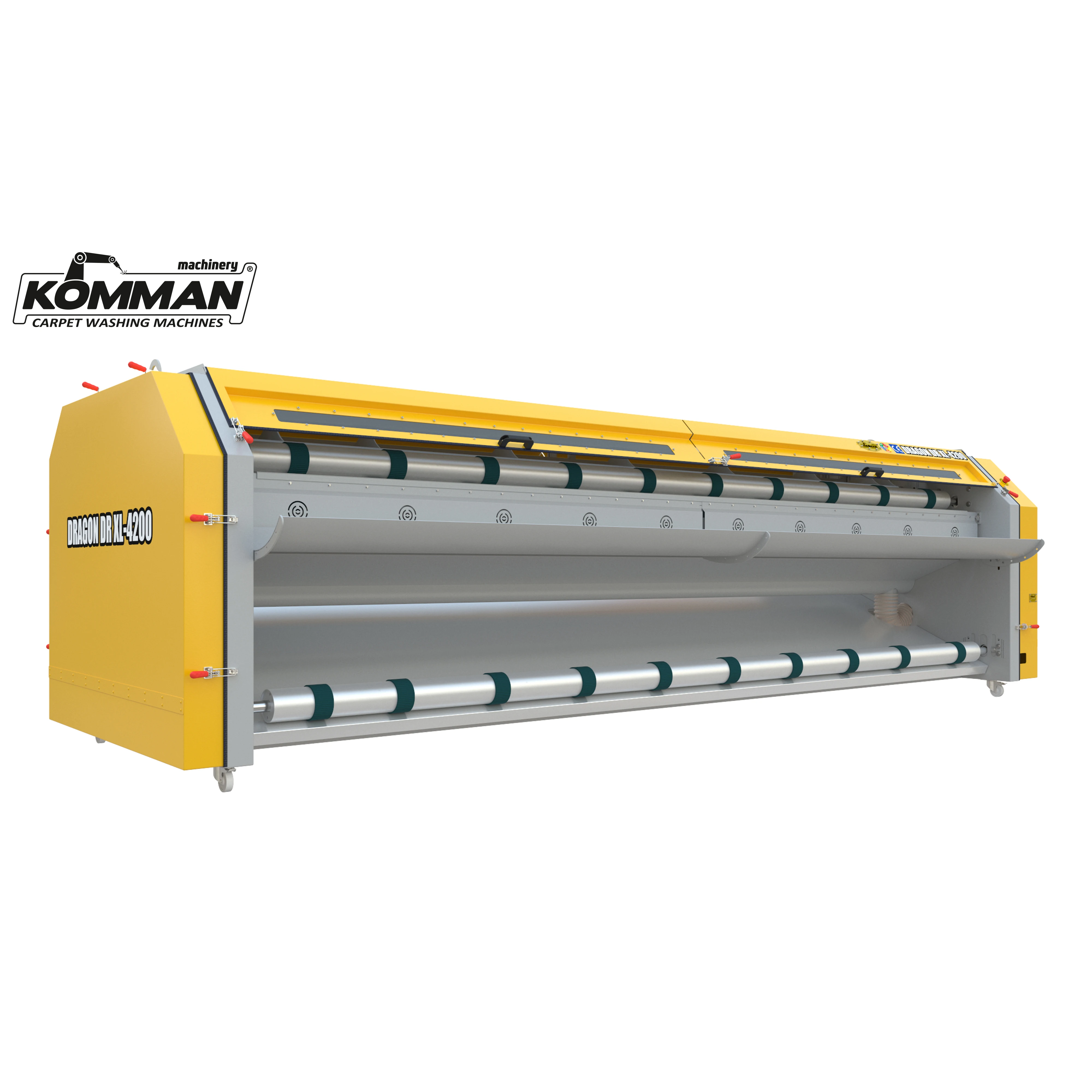 
Automatic Industrial Carpet/Rug Dusting Machine- Commercial Rug Duster. 4.20 meters conveyor surface 