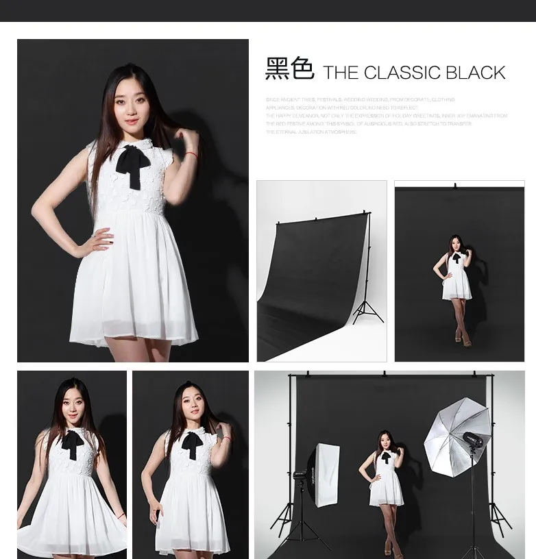 backdrop studio background foto Shooting studio Chroma Key Blue Screen Muslin Backdrop