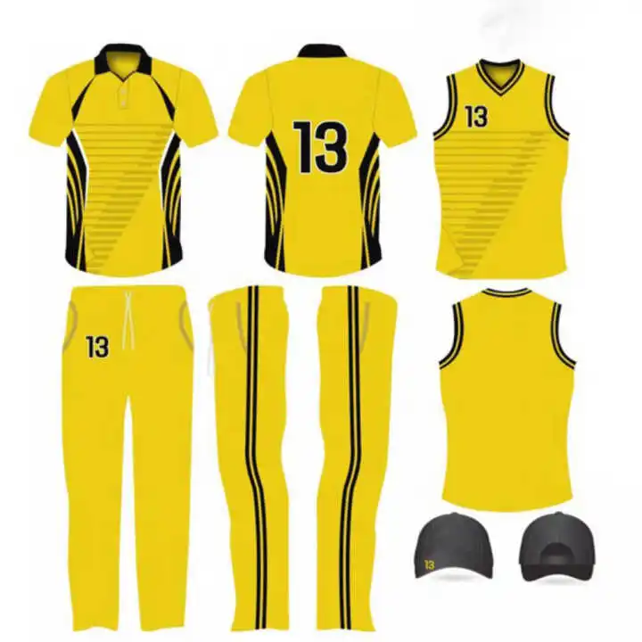 Factory Made OEM Services Low Price Cricket Uniform Best Manufacturer Custom Logo Comfortable Price Cricket Uniform