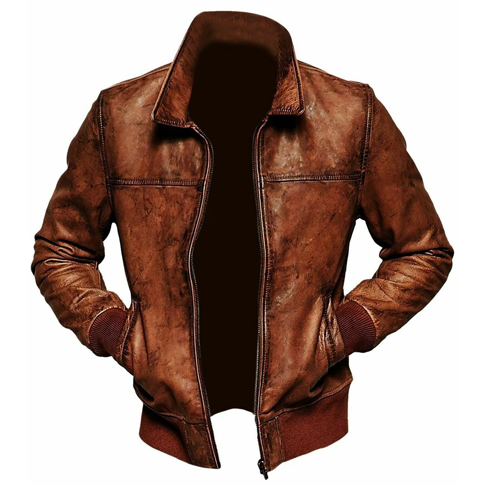 Customized Made Fashionable Leather Jacket New Design Fancy Jacket For Sale