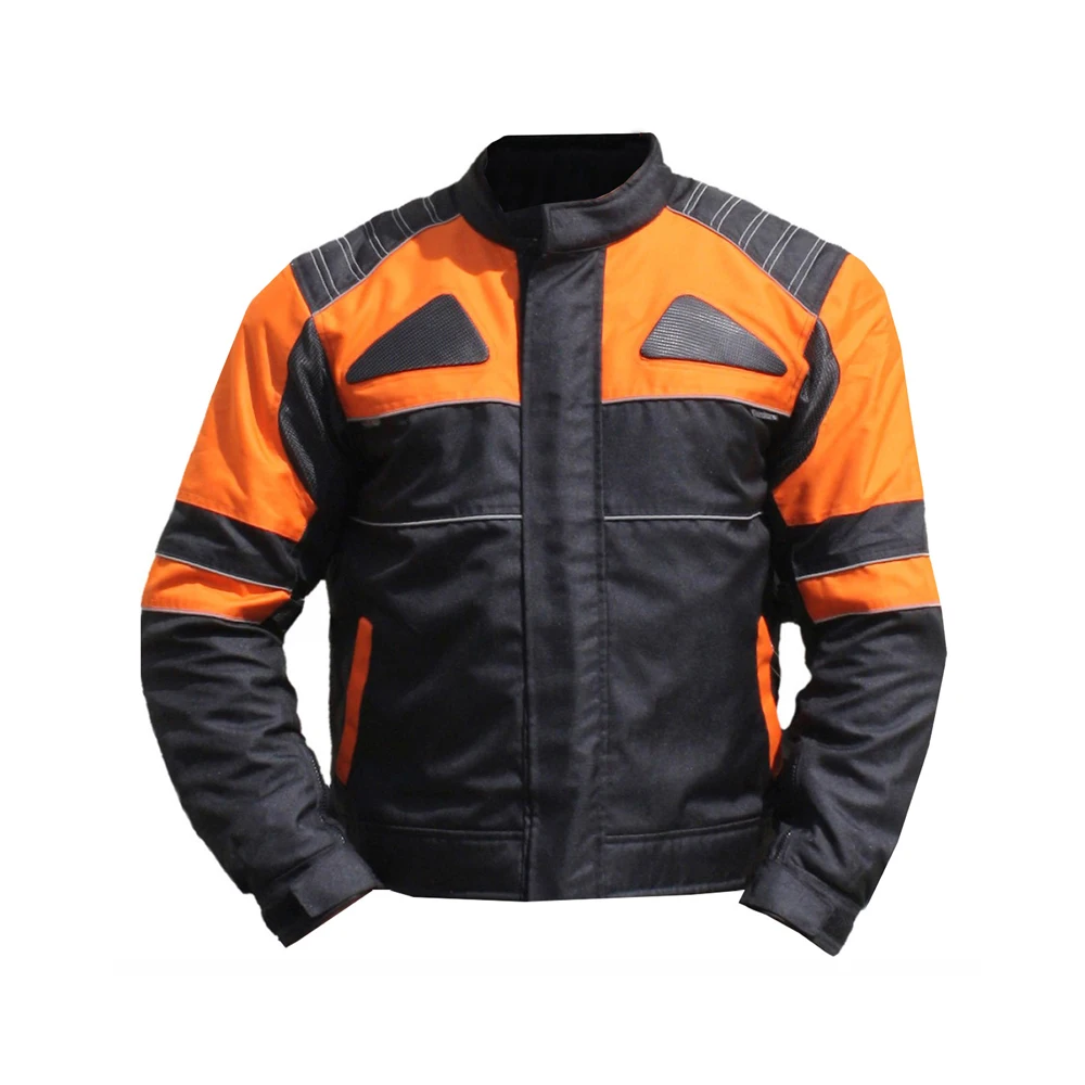 Custom made motorcycle Textile Riding Jacket Super Speed Racing Jacket with Protectors and Windproof Lining