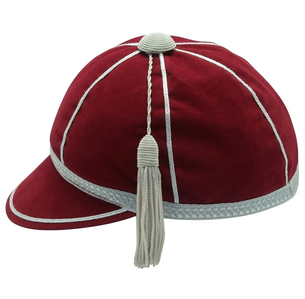 Wholesaler price Best Rugby Traditional Honours caps, Baggy Cricket Cap get own logo velvet and wool fabric