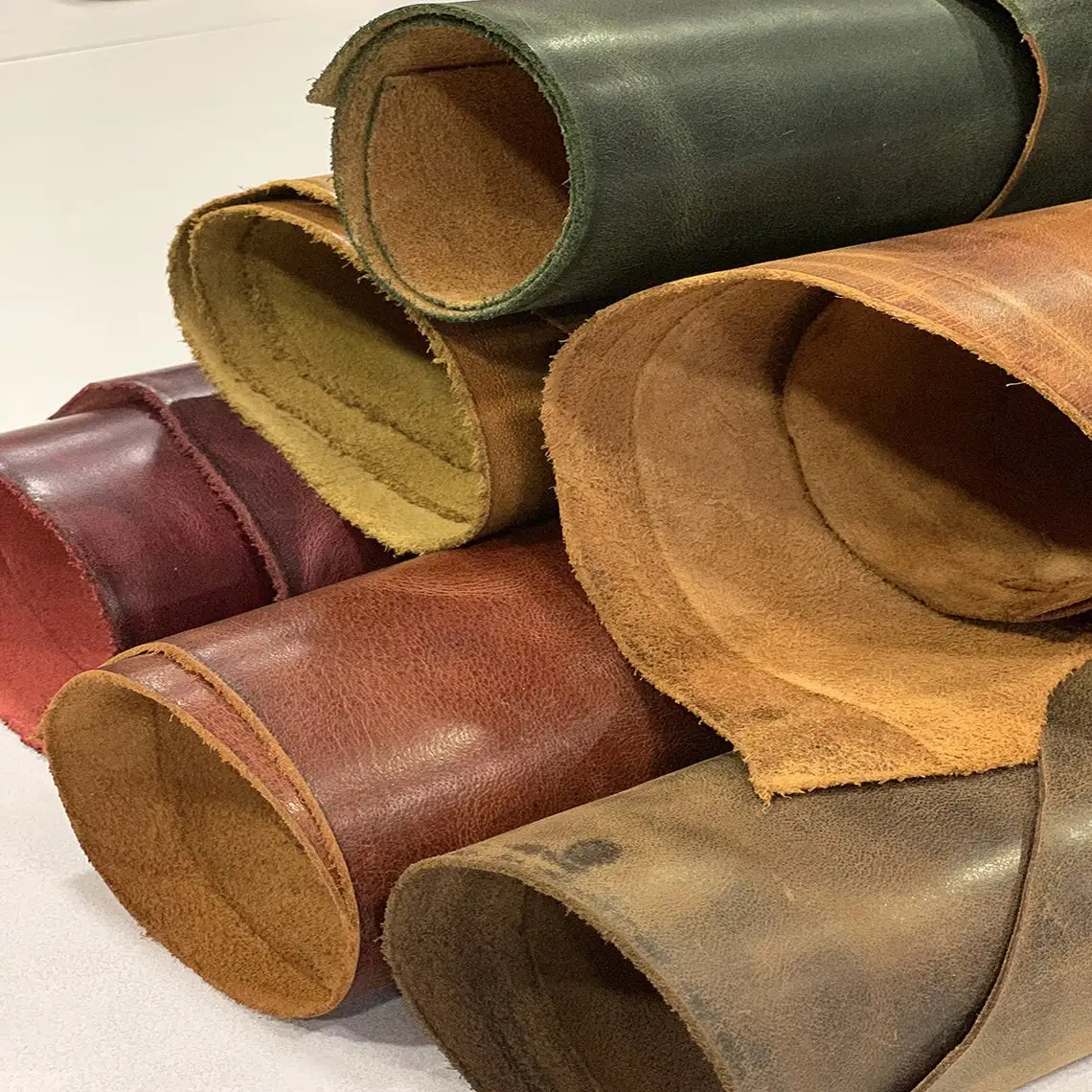 Vegetable veg tanned Leather Pull-up First Grade Full Grain Very Soft