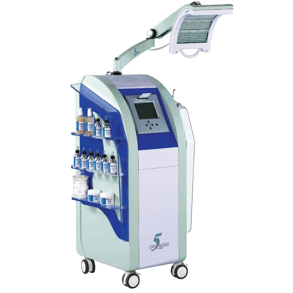 Многофункциональное косметическое оборудование для лица, Сделано в Италии, спа-оборудование, паровой аппарат для лица с кислородной инфузией, вакуумный PDT-аппарат