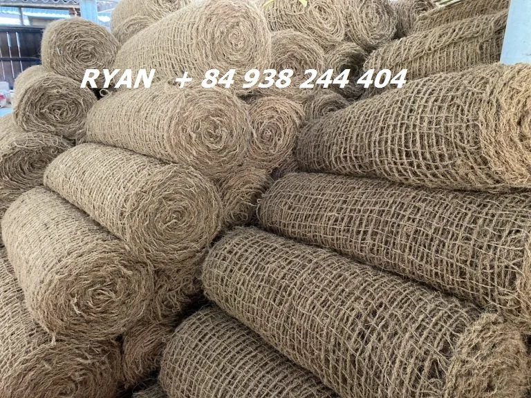 Coir blanket coir mesh for soil erosion control Mr. Ryan +84938 244 404