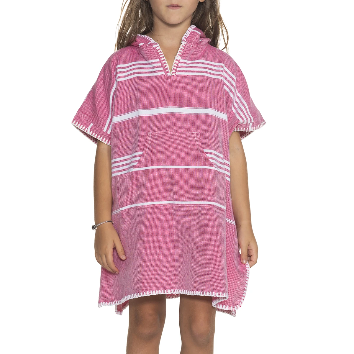 Turkish Cotton Child Poncho Kids Towel High Quality Home Teen Poncho Bathrobe