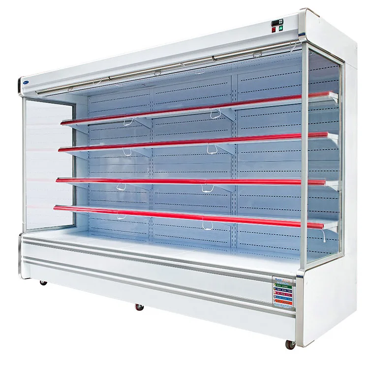 guangzhou refrigeration equipment pment Meat Fresh-keeping Cabinet Supermarket display Refrigerator Commercial Vertical Freezer