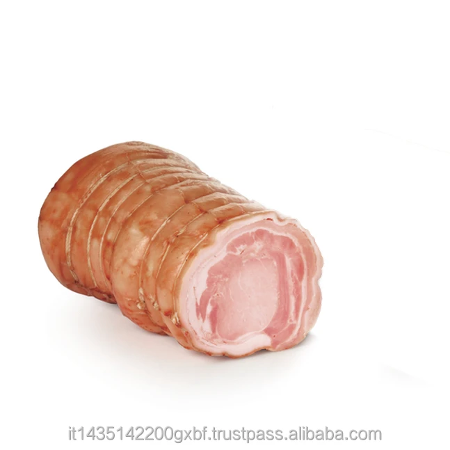 ITALIAN OVEN-BACKED ROLLED PORK ROAST PORCHETTA 1 LOIN kg 3.5 | high quality gluten free pork meat | premium Italy supplier